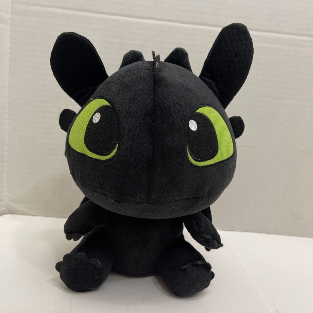 Universal Studio EPIC How To Train Your Dragon Toothless Plush Doll 10” BLACK